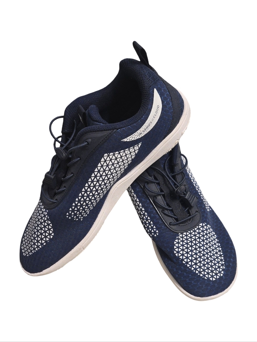 HIKE women's Navy Athletic Sneakers Size 10 - Picture 3 of 5